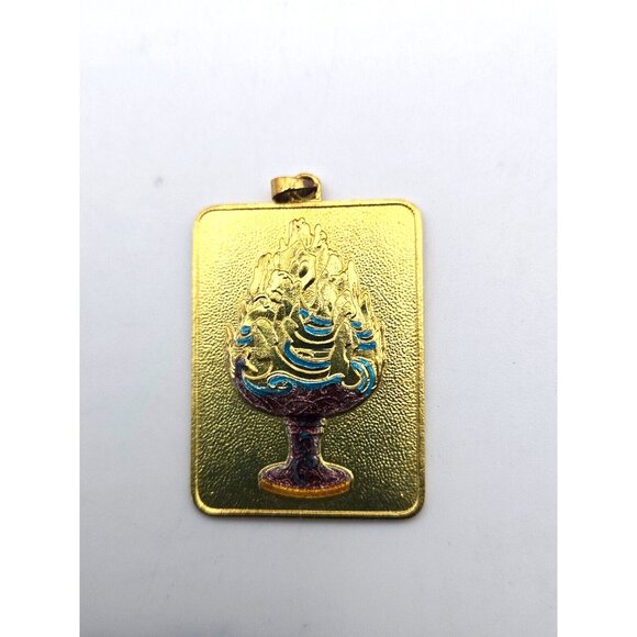 VTG Peking Enamel Pendants from the 1960s - 70s complete set of 10 in silk case - Picture 12 of 16